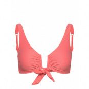 Peachy Croptop Swimwear Bikinis Bikini Tops Triangle Bikinitops Pink Hunkemöller