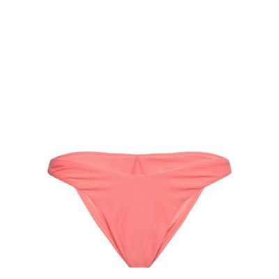 Peachy High Leg R Swimwear Bikinis Bikini Bottoms Bikini Briefs Coral Hunkemöller