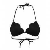 Petal Edge Fixed Tri Swimwear Bikinis Bikini Tops Push-up Bikinitops Svart Seafolly