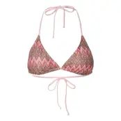 Pieces Pcada Bikini Knitted Triangle Top - Pink - XL