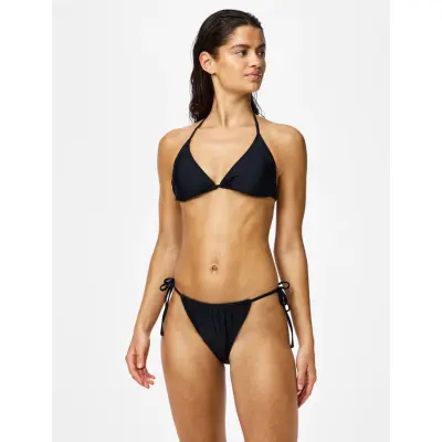 Pieces Pcbaomi Bikini Tie Bottom Bc - Black - XS