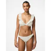 Pieces Pclada Bikini Brief Sww Bc - White - L