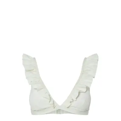 Pieces Pclada Bikini Top Sww Bc Vit