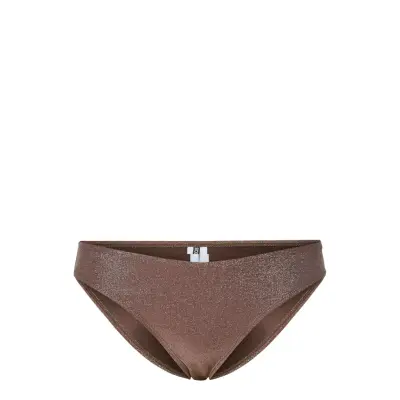 Pieces Pclaomi Lurex Bikini Brief Bc Brun