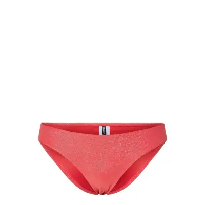 Pieces Pclaomi Lurex Bikini Brief Bc Röd