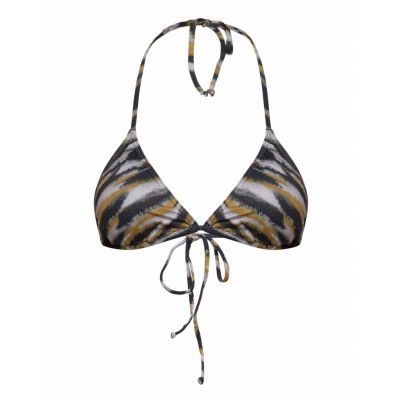 Pilgz Bikini Top Swimwear Bikinis Bikini Tops Triangle Bikinitops Svart Gestuz