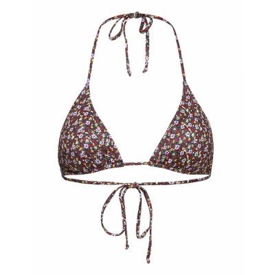 Pilgz Bikini Top Swimwear Bikinis Bikini Tops Triangle Bikinitops Svart Gestuz