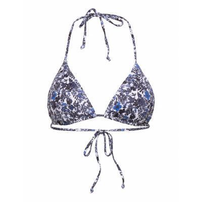 Pilgz Bikini Top Swimwear Bikinis Bikini Tops Triangle Bikinitops Blå Gestuz