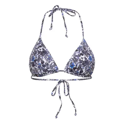 Pilgz Bikini Top Swimwear Bikinis Bikini Tops Triangle Bikinitops Blå Gestuz