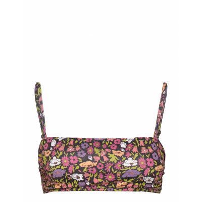 Pollyup Bikini Bandeau Swimwear Bikinis Bikini Tops Bandeau Bikinitops Multi/patterned Underprotection