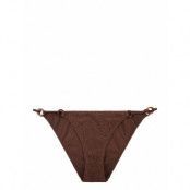 Poppy Swimwear Bikinis Bikini Bottoms Side-tie Bikinis Brown Love Stories