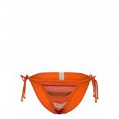 Porto Novo Brief Swimwear Bikinis Bikini Bottoms Side-tie Bikinis Orange Dorina