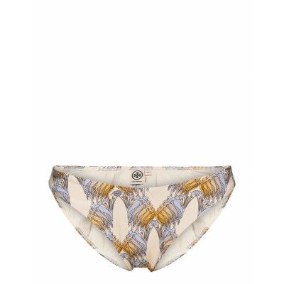 Printed High Leg Hipster Swimwear Bikinis Bikini Bottoms Bikini Briefs Multi/mönstrad Tory Burch