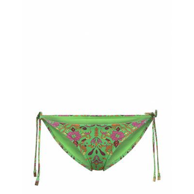 Printed String Bottom Bikinitrosa Grön Tory Burch
