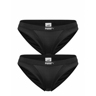 Puma Micro Mesh Bikini 2p Hang Trosa Brief Tanga Svart PUMA