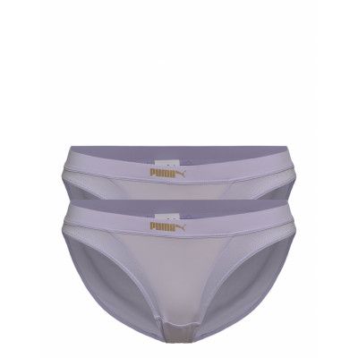 Puma Micro Mesh Bikini 2p Pack Trosa Brief Tanga Lila PUMA