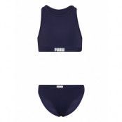 Puma Swim Puma Swim Girls Racerback Bikini Set 1P Blå