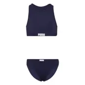 Puma Swim Puma Swim Girls Racerback Bikini Set 1P - Blue - 128