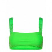 Puma Swim Women Bandeau Top 1P, L Sport Bikinis Bikini Tops Bandeau Bikinitops Green Puma Swim