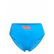 Puma Swim Women High Waist Brief 1P Swimwear Bikinis Bikini Bottoms High Waist Bikinis Blå Puma Swim