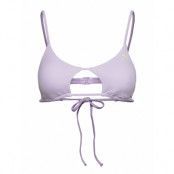 Puma Swim Women Peek-A-Boo Top 1P Swimwear Bikinis Bikini Tops Bandeau Bikinitops Lila Puma Swim