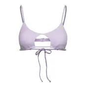 Puma Swim Women Peek-A-Boo Top 1P Swimwear Bikinis Bikini Tops Bandeau Bikinitops Lila Puma Swim