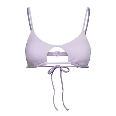 Puma Swim Women Peek-A-Boo Top 1P Swimwear Bikinis Bikini Tops Bandeau Bikinitops Lila Puma Swim