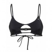 Puma Swim Women Peek-A-Boo Top 1P Swimwear Bikinis Bikini Tops Bandeau Bikinitops Svart Puma Swim