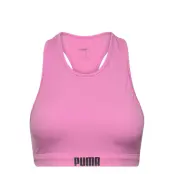 Puma Swim Women Racerback Swim Top Swimwear Bikinis Bikini Tops Bandeau Bikinitops Rosa Puma Swim