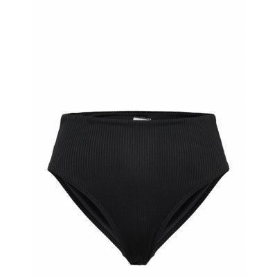 Puma Swim Women Ribbed High Waist B Swimwear Bikinis Bikini Bottoms High Waist Bikinis Svart Puma Swim
