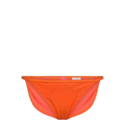 Puma Swim Women Ribbed Tanga 1P Swimwear Bikinis Bikini Bottoms Bikini Briefs Orange *Villkorat Erbjudande Puma Swim