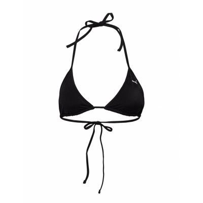 Puma Swim Women Triangle Bikini Top *Villkorat Erbjudande Swimwear Bikinis Bikini Tops Triangle Bikinitops Svart Puma Swim