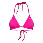 Puma Swim Women Triangle Bikini Top *Villkorat Erbjudande Swimwear Bikinis Bikini Tops Triangle Bikinitops Rosa Puma Swim