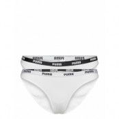 Puma Women Bikini 2P Pack *Villkorat Erbjudande Trosa Brief Tanga Vit PUMA