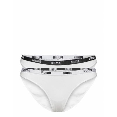 Puma Women Bikini 2P Pack *Villkorat Erbjudande Trosa Brief Tanga Vit PUMA