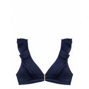 Punta Carena Bikini Top Swimwear Bikinis Bikini Tops Triangle Bikinitops Navy Dorina