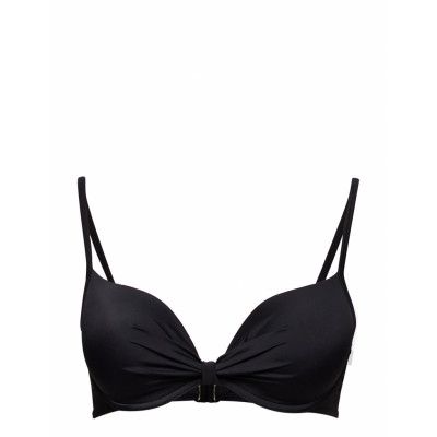 Push-Up Bikini Top Swimwear Bikinis Bikini Tops Wired Bikinitops Svart Wiki
