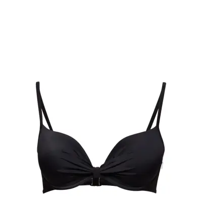 Push-Up Bikini Top Swimwear Bikinis Bikini Tops Wired Bikinitops Svart Wiki