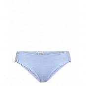 Recycled Textured Swimwear Bikinis Bikini Bottoms Bikini Briefs Blå Ganni