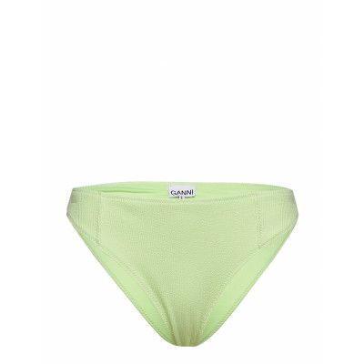 Recycled Textured Swimwear Bikinitrosa Grön Ganni