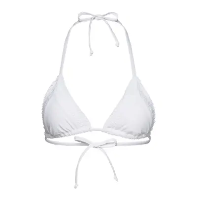 Remi Stitch Triangle Bikinitop Vit Hunkemöller