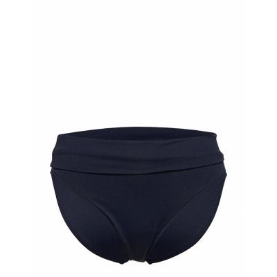 Retro Roll Top Pant Bikinitrosa Blå Seafolly