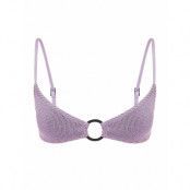 Ring Lissio Crop Cocoa Lurex Swimwear Bikinis Bikini Tops Triangle Bikinitops Purple Bond-Eye