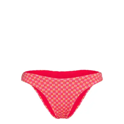 Rip Curl Shell Cove High Leg Cheeky Röd