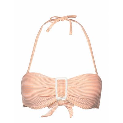 Riviera Bandeau Swimwear Bikinis Bikini Tops Bandeau Bikinitops White Hunkemöller