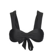 Rosemunde Bandeau Bikini Top - Black - S