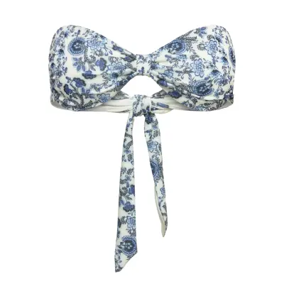 Rosemunde Rwshiitake Bandeau Bikini Top - Blue - XS