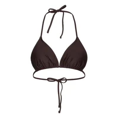 Rosemunde Triangle Bikini Top - Brown - XL