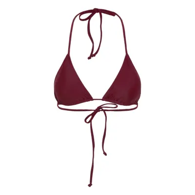 Rosemunde Rwshiitake Triangle Bikini Top - Burgundy - XL
