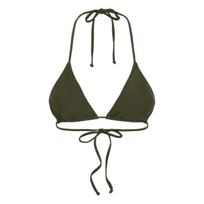 Rosemunde Rwshiitake Triangle Bikini Top - Khaki green - XS